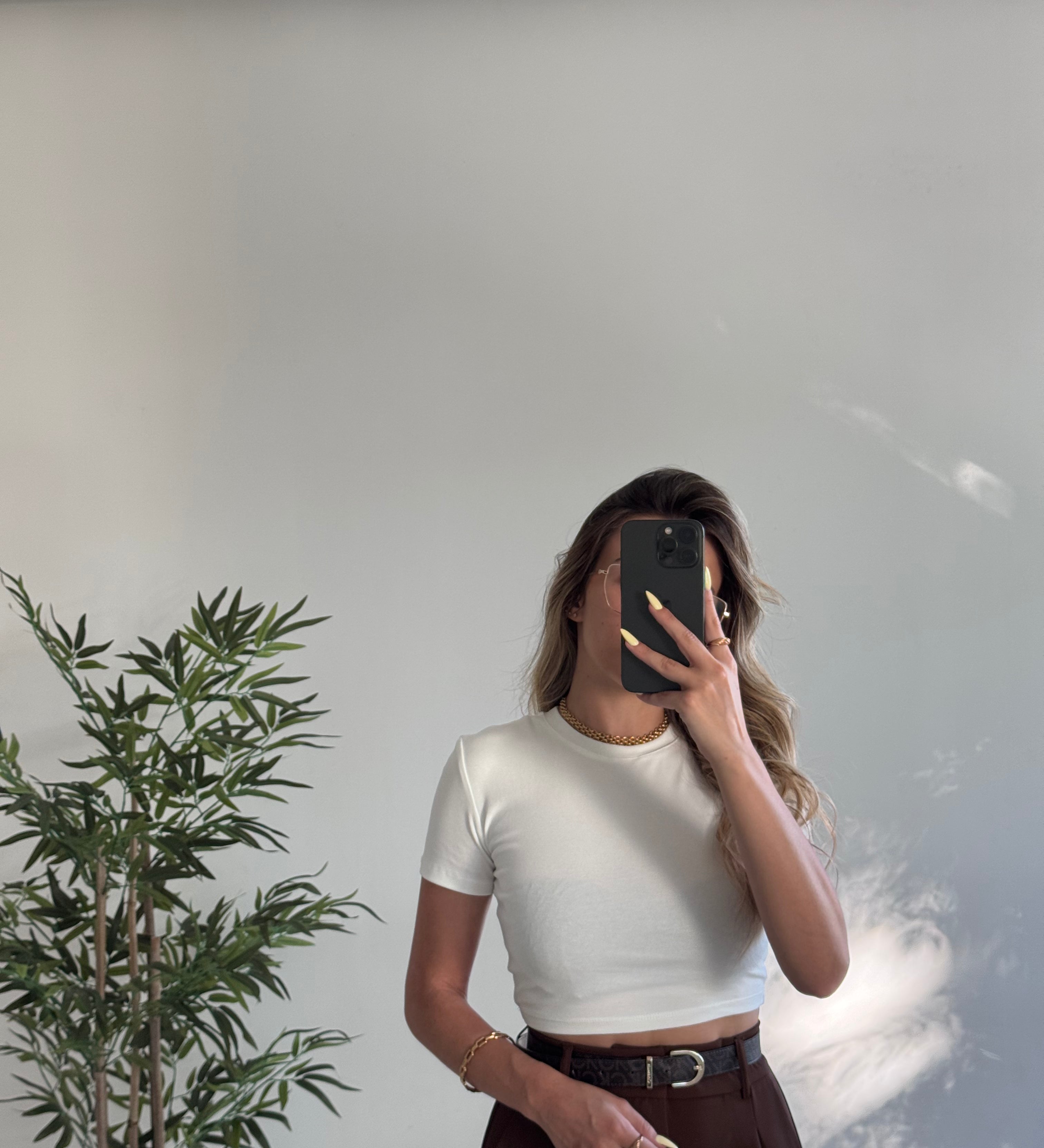 T-Shirt Lumina cropped